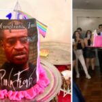 Vídeos: el rostro de George Floyd en una pastel de cumpleaños la pésima burla racista de universitarios en una fiesta en Perú