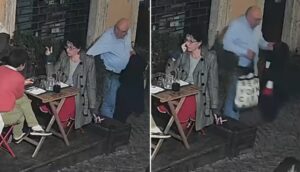 Vídeo, robo sigiloso: ladrón roba la cartera a una comensal en plena terraza de un restaurante
