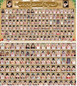 Vídeos: las autoridades de Irán difunden las fotos de las niñas asesinadas por un bombardeo presuntamente estadounidense sobre una escuela iraní