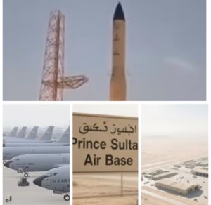 Vídeos: Irán golpea duramente la base aérea estadounidense Principe Sultán en Arabia Saudita que alberga aviones cazas F-35