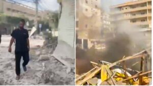 Vídeos: destrucción masiva en la ciudad de Tiro,  al sur del Líbano, tras ataque aéreo israelí