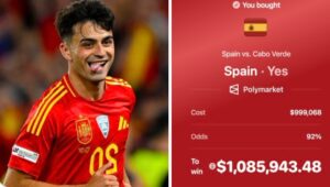 Vídeos: un apostador perdió 1 millón de dólares por haber apostado por el triunfo de España sobre Cabo Verde que terminó en empate