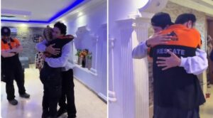 Vídeo sensible, “Son ángeles”: Entre lágrimas y abrazos, el joven venezolano Aarón Levi Cantillo agradece a “Los Topos”, sus rescatistas mexicanos que lo salvaron de entre los escombros tras el doble sismo en Venezuela