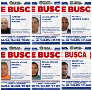 Vídeos: la policía nacional de Panamá publica la lista de “los delincuentes más buscados” de ese país