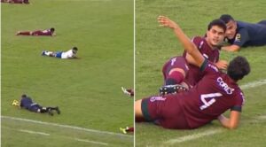 Vídeo: Ataque de abejas detiene una final de fútbol en Brasil