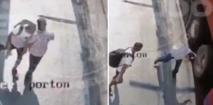 Vídeo sensible: culpaban a un chofer de arrollar y asesinar a un anciano pero las imágenes de una cámara de seguridad demuestra que el culpable es otro que huyó luego de empujar al anciano