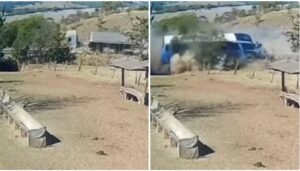 Vídeo sensible: un camión descontrolado embiste a un autobús de pasajeros y deja 6 muertos y 33 heridos