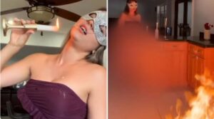 Vídeo perturbador: madre vierte cera caliente sobre sus hijas e inicia un incendio en su cocina
