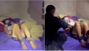 Vídeo sensible: la policía halla a una mujer que estuvo varios días encadenada y amordazada por su expareja