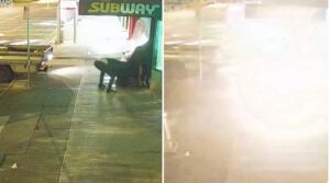 Vídeo sensible: intento de provocar un incendio deja a 2 hombres envueltos en llamas