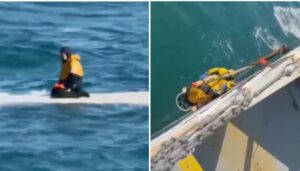 Vídeo: un joven de 15 años de edad sobrevivió sin agua y sin comida durante 3 días tras el naufragio de un barco luego de ver morir a su hermano y a su primo