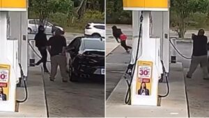 Vídeo: un asaltante enmascarado es recibido a tiros por el hombre al que intentaba robarle