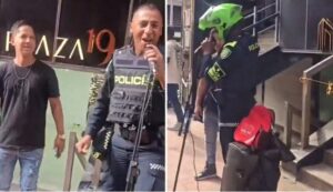 Vídeo: Un policía asusta a un cantante callejero al acercarse, pero lo sorprendió quitándole el micrófono pero para cantar él
