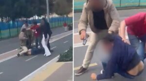 Vídeo: dos ladrones asaltan a un extranjero pero fueron sometidos por varias personas que vieron el salvaje asalto