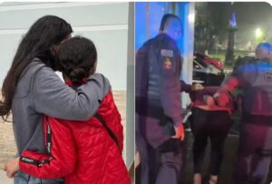 Vídeo: niña secuestrada por su propio padre es rescatada tras guiñar un ojo a la Policía