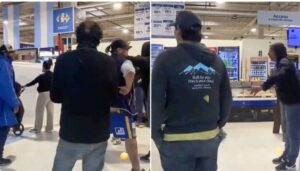 Vídeo: un cliente compra un televisor en un supermercado, lo prueba, falla, la tienda se niega a cambiarlo y la respuesta no se la esperaban