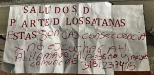 Vídeo,”Saludos de parte de ‘Los Satanás'”: matan a un hombre tras entregarle macabro mensaje extorsivo