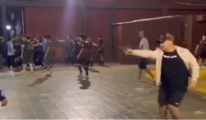 Vídeo sensible: una riña en un torneo de fútbol barrial termina en balacera y deja un herido y un detenido