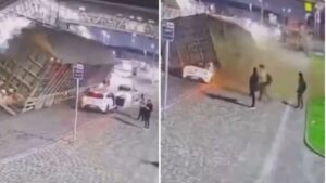 Vídeo, un camión volcado, dos autos aplastados y cero muertos: así fue el increíble accidente en Sao Paulo, Brasil