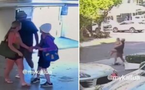 Vídeo: espeluznante intento de secuestro de una joven a plena luz del día